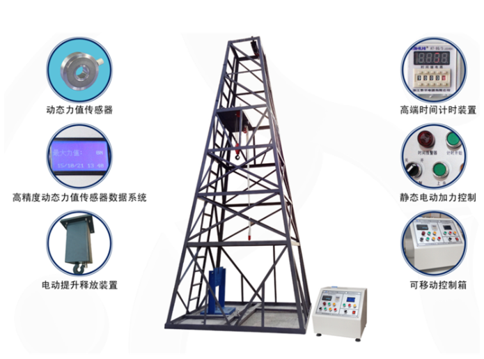 AQD-DT-T3安全帶整體動(dòng)態(tài)負(fù)荷、靜態(tài)負(fù)荷測(cè)試儀的技術(shù)參數(shù)